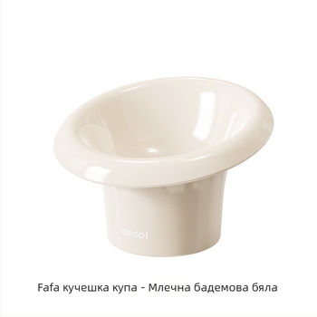Meoof котешка керамична купа за бавно хранене с комплект за автоматично хранене