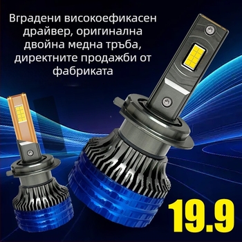 LED фарове за автомобил CSP3570-45 – 12V, 88W, 8000LM, IP68, авиационен алуминий + медна плоча