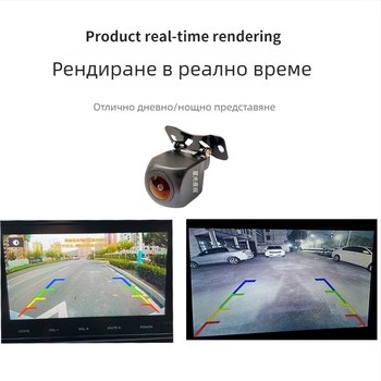 Камера за задно виждане CCD-845C за автомобили, 12V, 360° регулируема, резолюция 480x1080, AV/CVBS видео сигнал