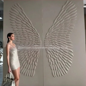 Фонов панел за стена от изкуствена кожа със светлинна бродерия, прост и модерен стил, пейзажен мотив, персонализиране, Gold Balance