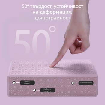 Йога блок Avat's — EVA, 250 g, за фитнес и красота на тялото, 50 бр./кутия