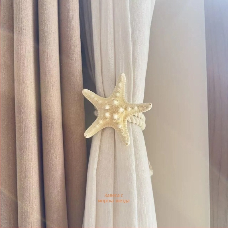 Ръчно плетена лента за завеси, памук и лен, персонализираема