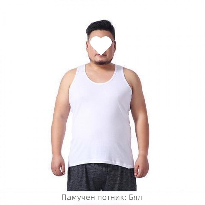 Мъжки модал жилет - свободна кройка, райета, ежедневен стил, лято