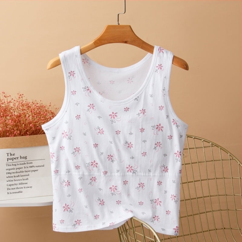 Безръкав топ с тънки презрамки, 100% памук, кръгло деколте, лято 2025