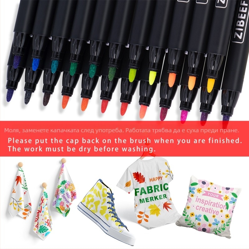 Guangna 3610 текстилен маркер за DIY дрехи и платнени обувки — водоустойчив, устойчив на избледняване, Platinum марка