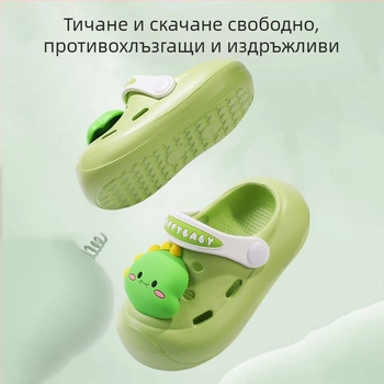 Детски EVA сабо за вътрешна и външна употреба, антихлъзгаща подметка, за деца 2–5 г, унисекс, марка SAYAJOJO