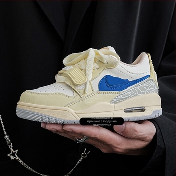 Унисекс детски маратонки с тънка подметка, горна част от микрофибърна кожа, закопчаване Velcro, гумена подметка, дишащи, антихлъзгащи