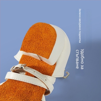 Детски латински танцови обувки с мека подметка за сценични изпълнения; подметка от еленова кожа; горна част от синтетична кожа и коприна; дишащи, балансиращи, леки и издръжливи; подходящи за балет, модерен танц и латински танц.