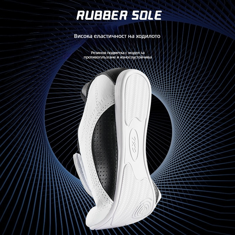 Taekwondo обувки за деца и възрастни за вътрешни тренировки – дишащи, антихлъзгаща подметка, леки, с подметка от естествен каучук