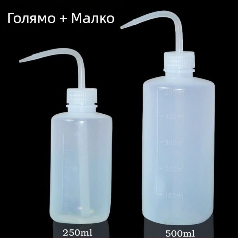 Пластмасова лейка за поливане с остър и извит носик, връзка за бърз монтаж, пръскано напояване за домашни растения — Constant Light