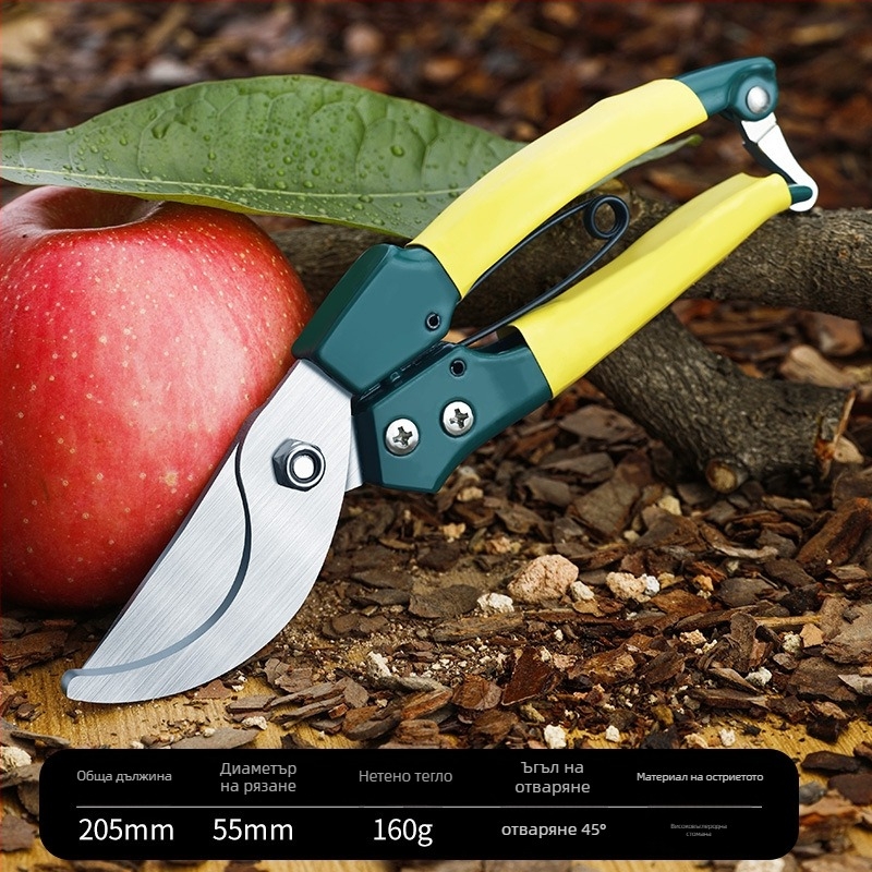 Shengda Ножици за подрязване на плодни дървета – за дебели клонки и плодни клони, градинарски инструмент за цветя – енергоспестяващ дизайн