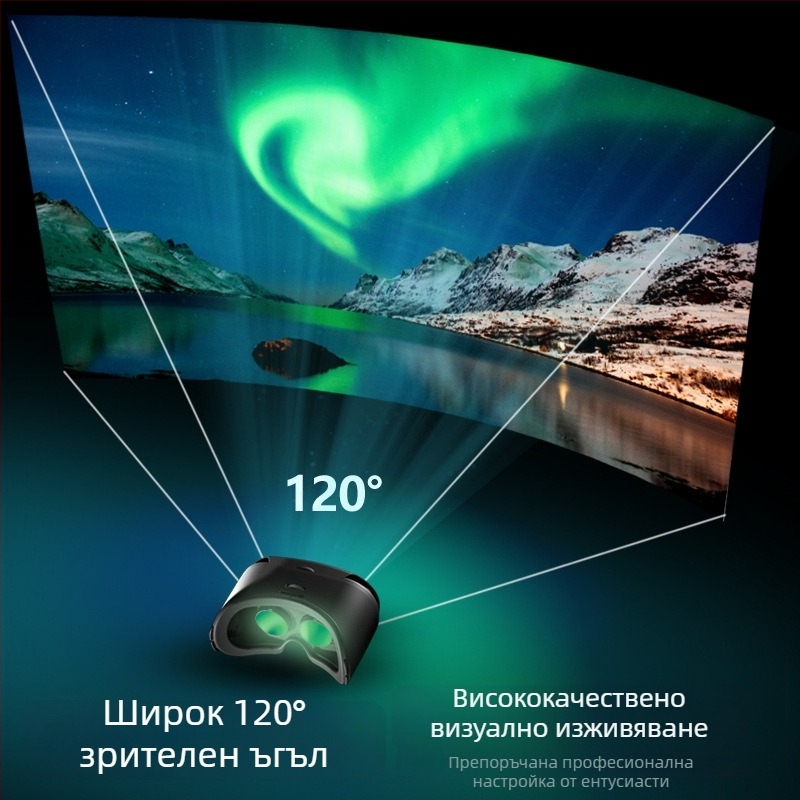 VRG Pro x7 VR очила за глава за метавселена, 260 г, модел 2021, упълномощен частен бранд, гаранция за цялата страна