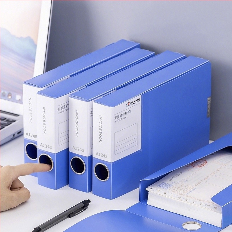 Инвойс файл кутия от PP, серия Invoice file box, персонализирано лого и възможност за персонализация