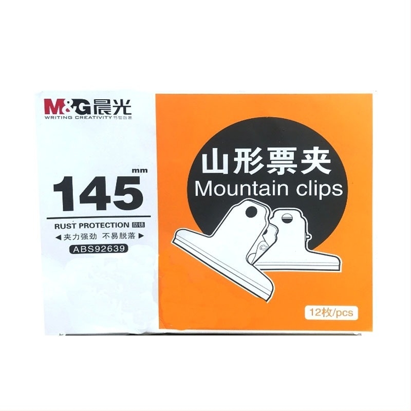 Клип за документи от неръждаема стомана; Марка: M&G Morning Light; Тип: клип за документи; Материал: метал