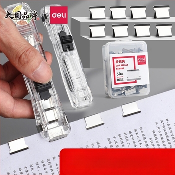 Deli 8591 ъглов държач за файлове, пластмасов, модел 8591