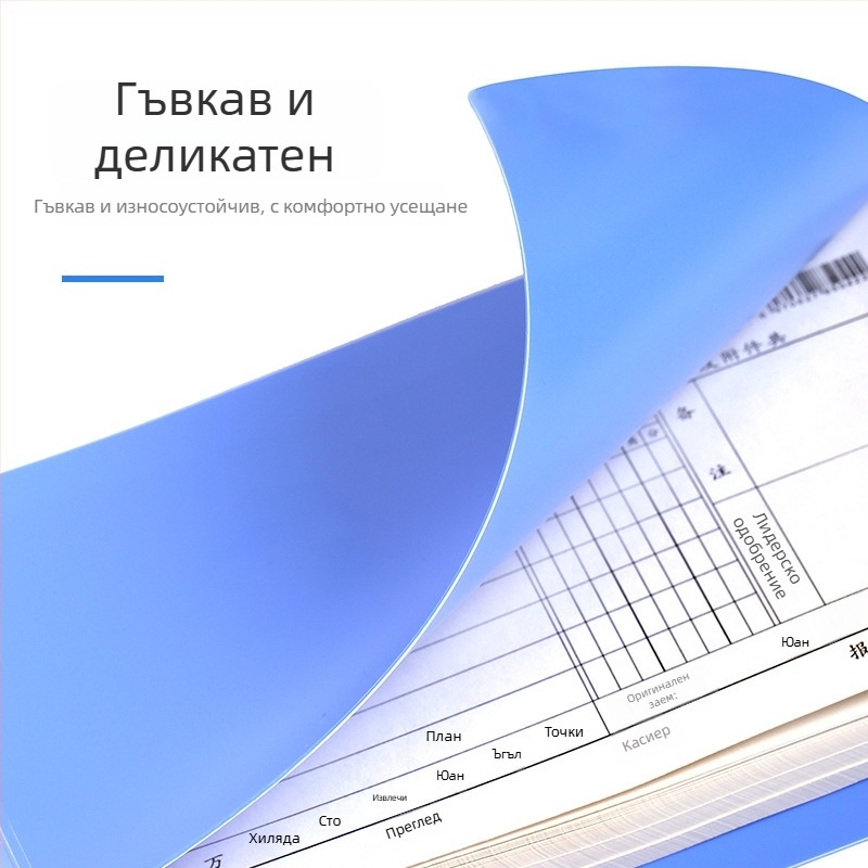 Многоразмерен носител за бележки със здрав щипец, пластмасова конструкция, възможност за печат на лого