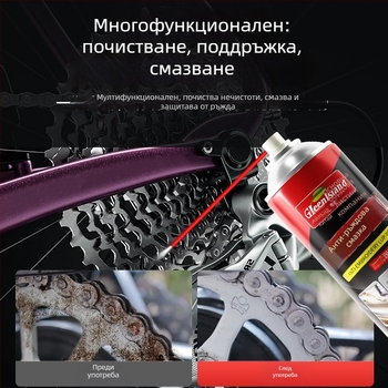Мултифункционален почистващ спрей и смазка за ключалки на врати – антиокисляваща формула, спрей; разтваря мазни петна, премахва мухъл и ръжда; подходящ за превозни средства, домакински уреди, кухня и баня.