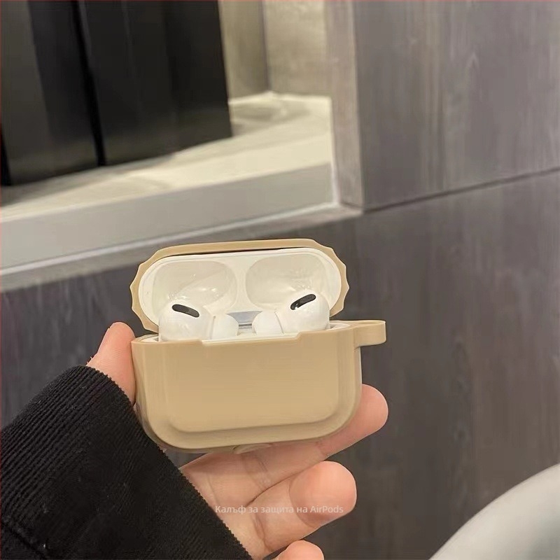 Калъф за AirPods - TPU, мека обвивка, преносим, универсален, изработен чрез инжекционно формоване