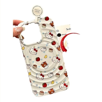 Държач с магнитна шапка за iPhone калъф — матиран филм, устойчив на падане, съвместим с iPhone