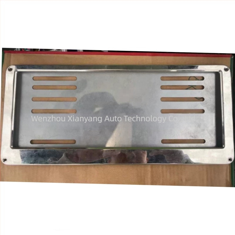 Рамка за регистрационен номер за филипинска национална кола – неръждаема стомана, модел XY, Част № LG