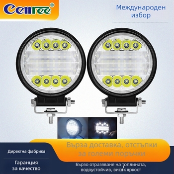 72W кръгла LED автомобилна работна светлина за офроуд превозни средства – прожектор и светлина за мъгла