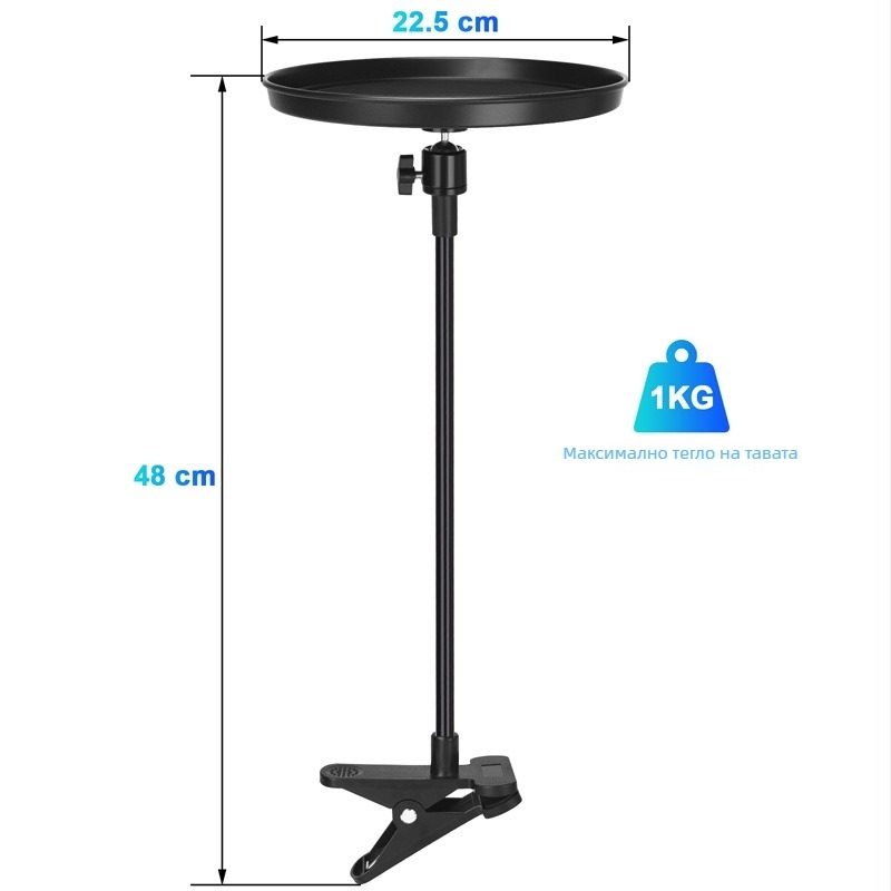 Автомобилен държач за чинии и поднос за напитки, ъпгрейднат многофункционален модел, Ying Ping, ABS + метал, модел YP-0082L, съвместим с общи части