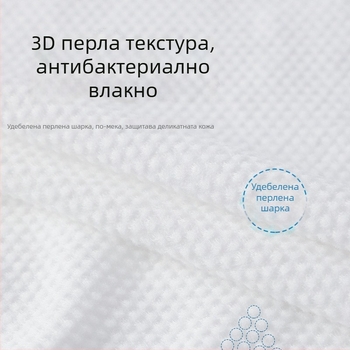 Еднократна кърпа за баня от растителни влакна, индивидуално опакована, жакардова обработка, портативна кърпа за пътуване и хотелска употреба, висока абсорбция 26-30 сек.