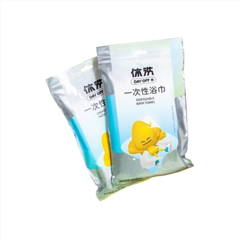 Еднократен комплект хавлии за баня, памук-бленд, персонализируеми за пътуване и хотели