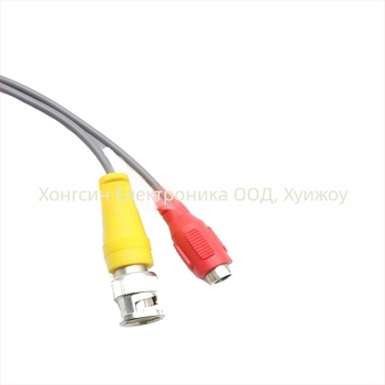 Панорамален видео кабел за свързване, 2-ядрен медно-обкован алуминиев проводник, PVC обвивка, адаптер BNC RJ45 към BNC, модел Hx20992, ISO 9001 сертифициран