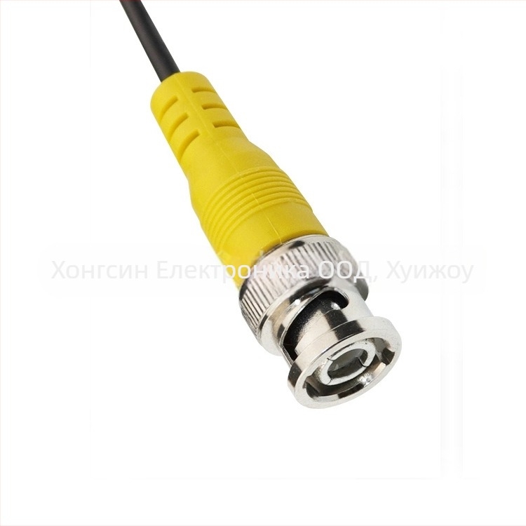 Панорамален видео кабел за свързване, 2-ядрен медно-обкован алуминиев проводник, PVC обвивка, адаптер BNC RJ45 към BNC, модел Hx20992, ISO 9001 сертифициран