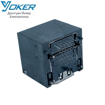 Индустриален HDMI женски конектор с двойно-слойна LCP конструкция, 4K60Hz, съвместим с HDMI 2.0, термоустойчив