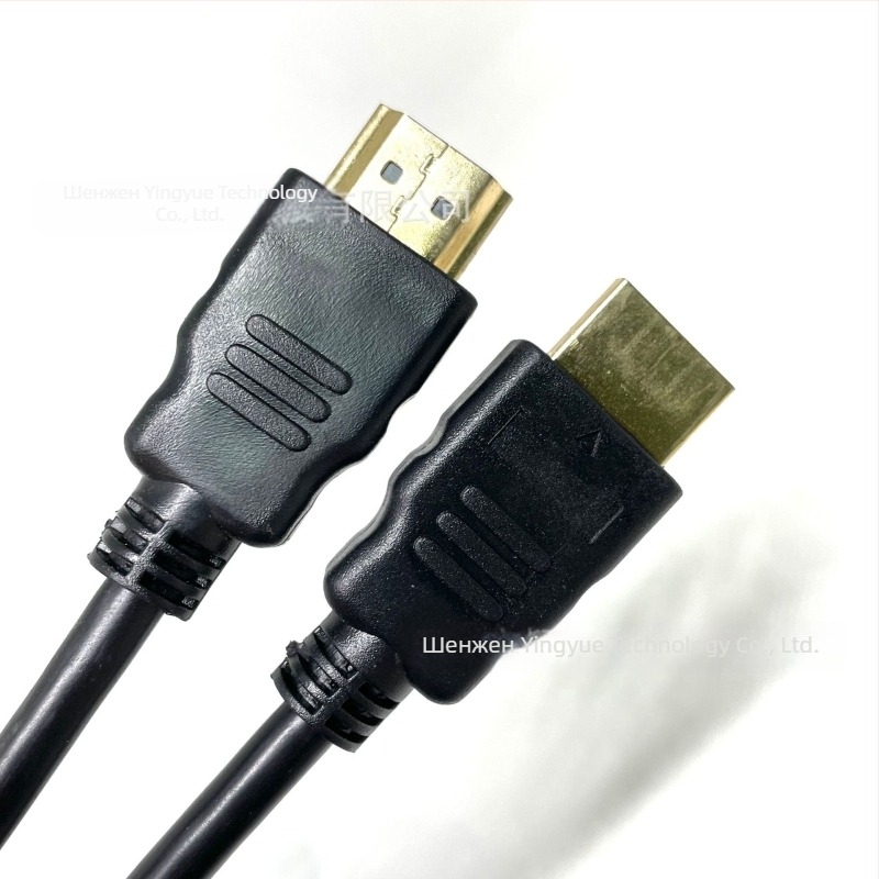 HDMI кабел 1.4, 4K поддръжка, златно покритие на конекторите, медно-обковени проводници за компютър/ТВ/игрова конзола