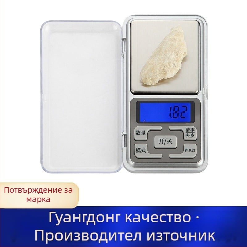 CX-668 Ювелирна електронна везна, диапазон 0.5–500 g, захранване 2×AAA, прецизна везна за бижута