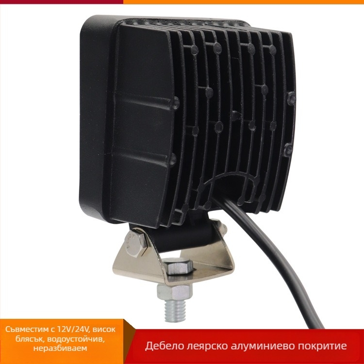 ZS-48WHC LED работна светлина за екскаватор, товарач, кран и багер — 48W, 12–60V, 2800 lm