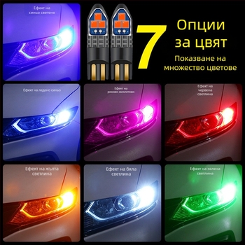 T10 LED светлина за позициониране за автомобили, 6SMD-3030, алуминиев корпус, 12-24V, Jin Chida