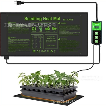 Подложка за отопление на растения с термостат за разсади, водоустойчива, устойчива на студ, огнеустойчива, пластмасова конструкция