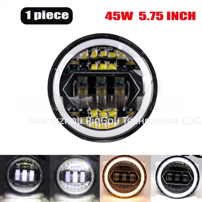 LED фар за Harley мотоциклет – алуминиева сплав, IP67, 3000 lm, 10–60V, 2A