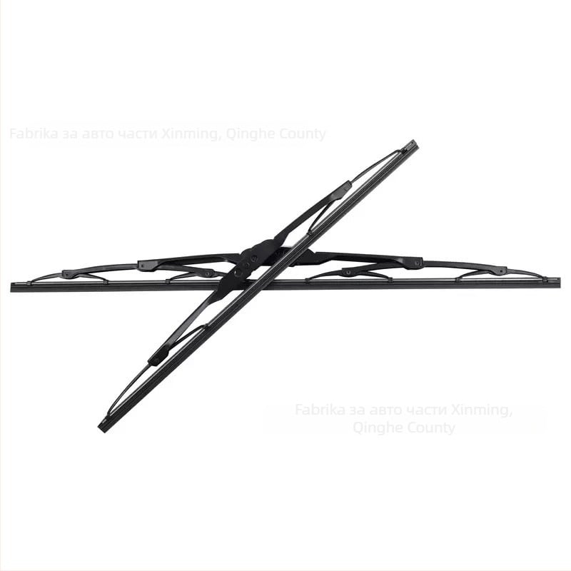 Автомобилна чистачка с U-образна железна конструкция, модел 14-28, съвместима с 99% от U-образни рамена, 90° ъгъл на чистене, 12–24V