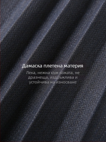 Плисирана пола А-линия, средна дължина, полиестер 95%+, есен 2024, елегантен офис стил
