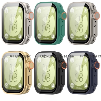 Защитен калъф за Huawei Watch Fit3/Fit4/Fit4 Pro, едночастен корпус, PC + закалено фолио, тегло 10 г (Fit3), 13 г (Fit4), 14 г (Fit4 Pro)