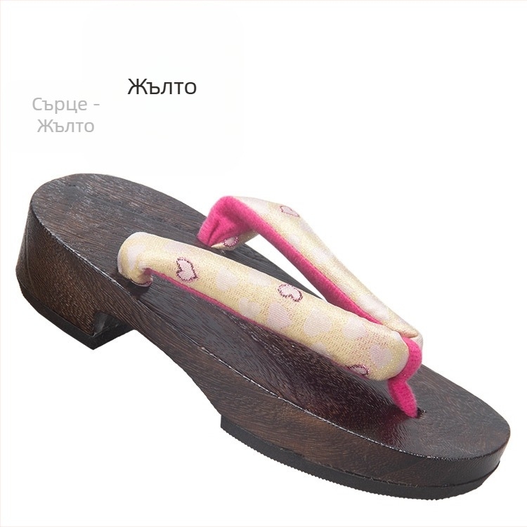 Детски дървени чехли с EVA подметка, памучна горна част, сладък стил, за деца 1–16 г, лято/пролет/есен