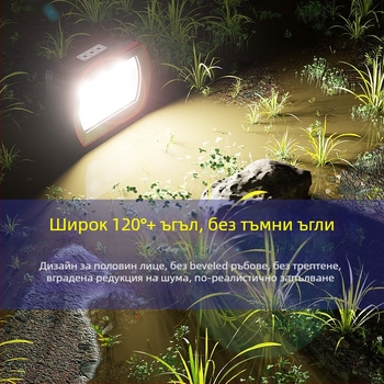 SeaFrogs SL-22 Подводно осветление за фотография – корпус от алуминиева сплав + PC, 4x18650 литиеви батерии, амфибийна употреба, тегло 480 g