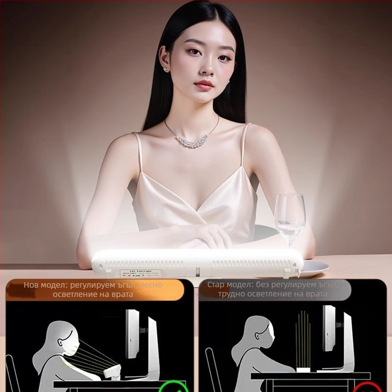 LED светлина за попълване на брадичката – настолна светлина за лице и шия, 13W, 220V, Yu guang