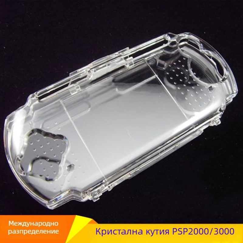 PC твърд корпус прозрачен защитен калъф за PSP3000 – инжекционно формован, 100 г