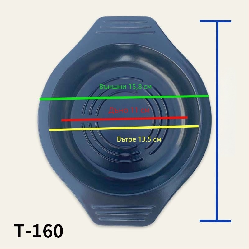 Удебелена меламинова тава за касероли с обновена термоустойчива основа и изолационна подложка.