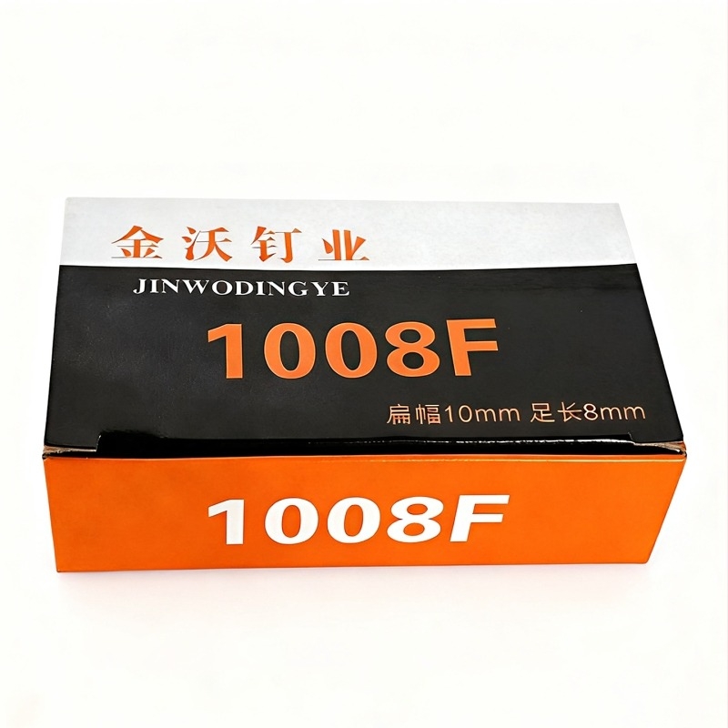 Jinwo ръчен пистолет за U-образни пирони, метална конструкция, капацитет 2200 пирона в кутия, модерен минималистичен дизайн