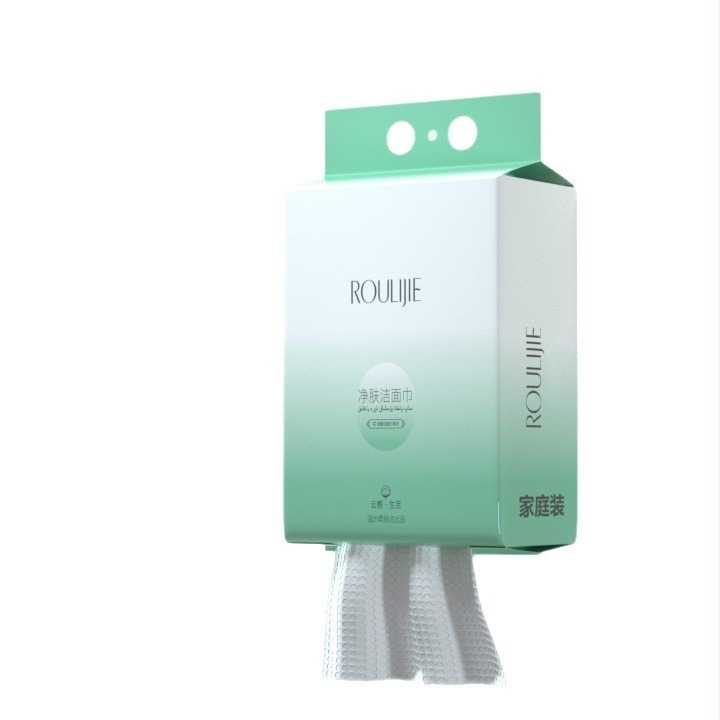 ROULIJIE еднократни кърпички за лице от растително влакно, висящ дизайн, обработка и персонализация: Да, производствен процес: Друг