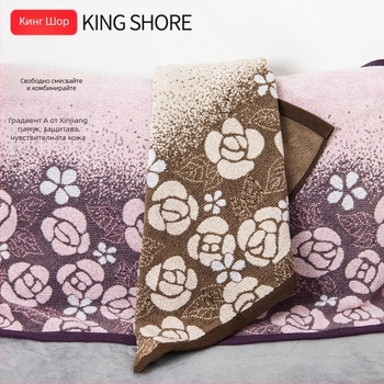 Калъфка за възглавница от 100% памук KING SHORE 02KA0417 – печат на лого забранен, поддържа дропшипинг