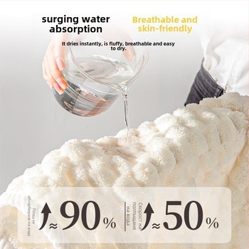 Кърпа за лице от коралов флис, висока попиваемост, без власинки, 50–80 g