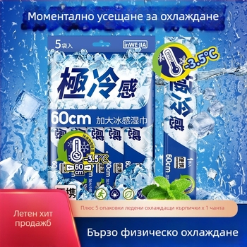 Охлаждащи мокри кърпички (нетъкан плат; хавлия за ръце; без персонализация)